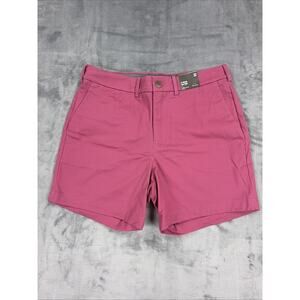 Express Men’s Shorts Size 32 Pink 6” Inseam Hyper Stretch Temp Control NWT